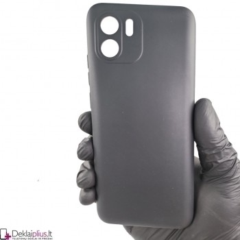 Silikoninis ploniausias dėklas - juodas (Xiaomi Redmi A1/A2)